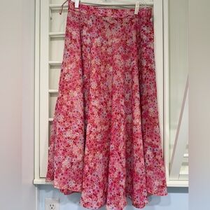 Tahari Floral Pink skirt